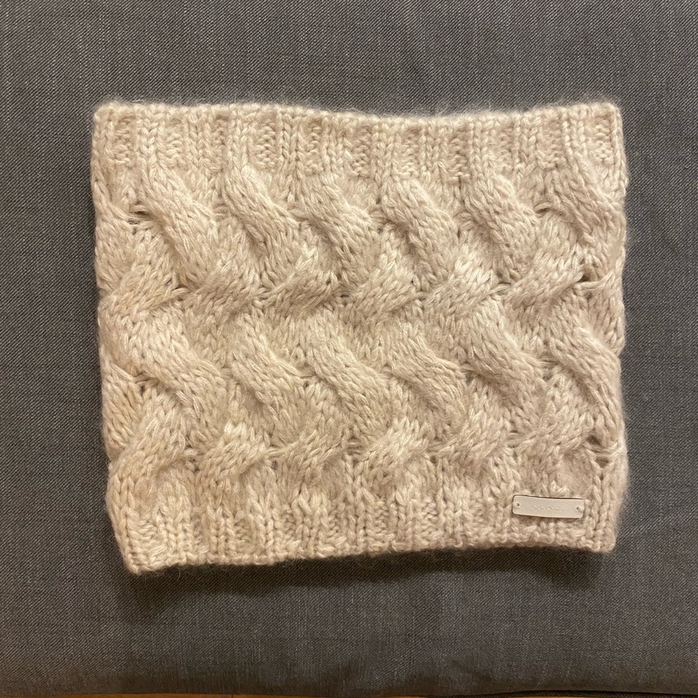 COACH Braided Cable Knit Cowl Scarf